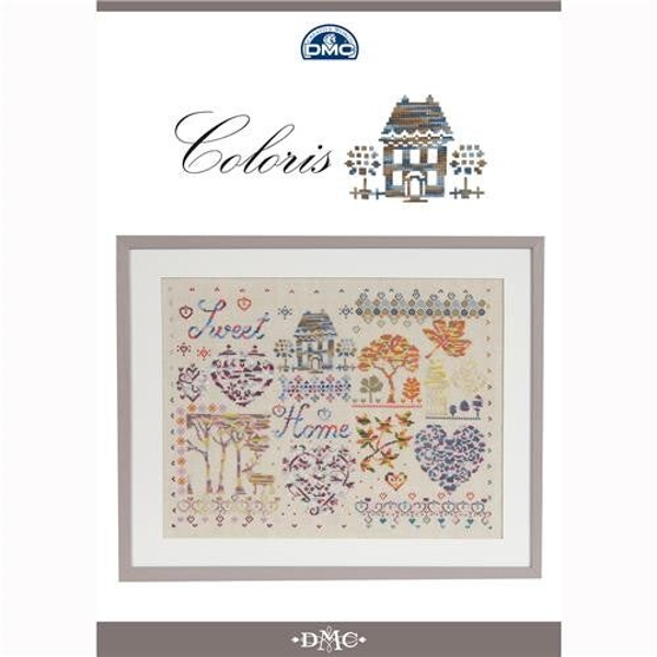 borduurpatroon met kleuren van Coloris DMC