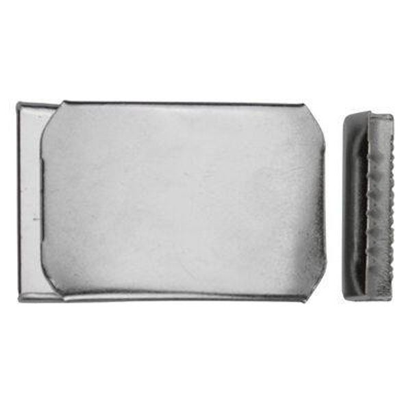 metalen gesp met eind kap