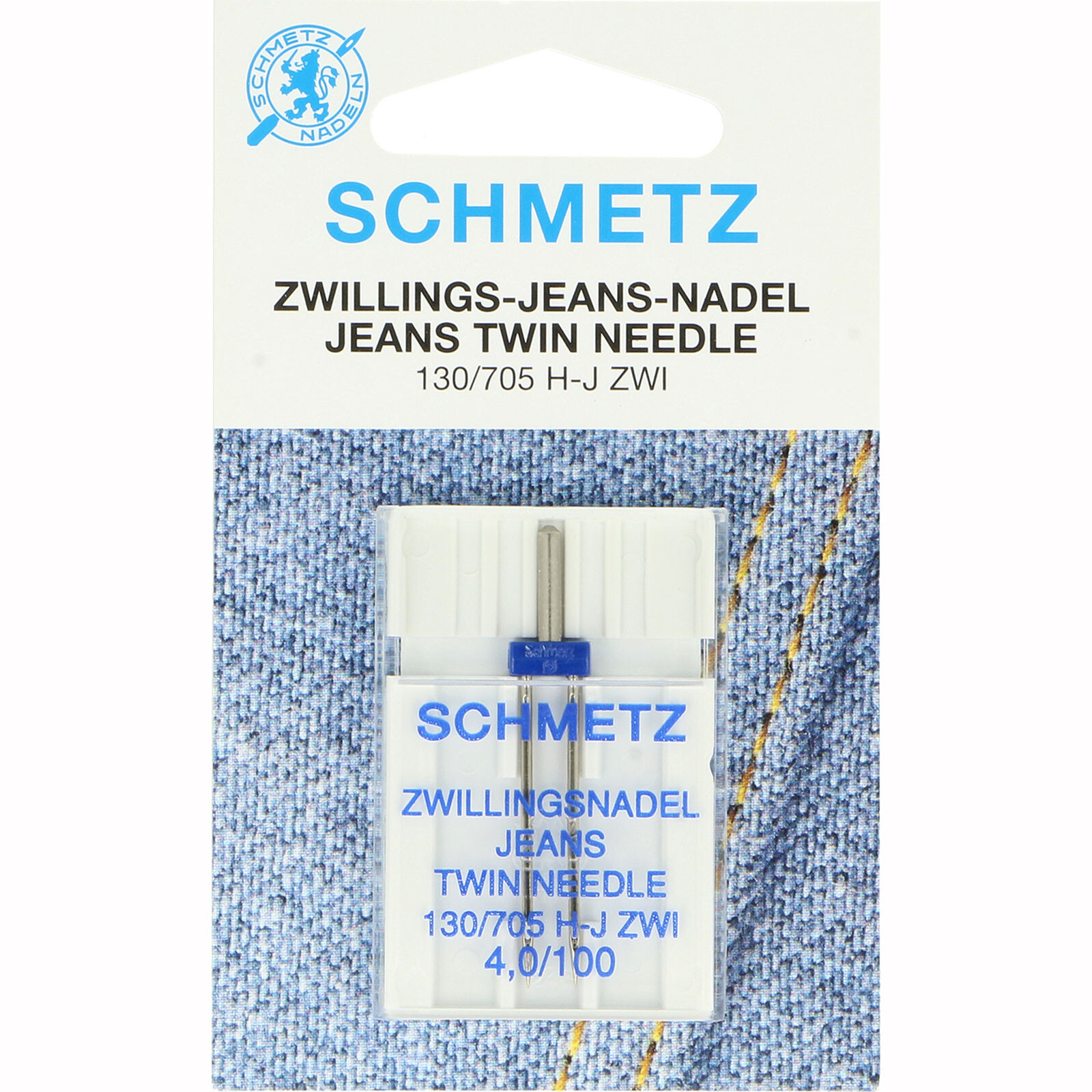 Naaimachine naald 2-ling jeans 4,0