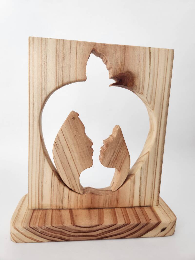 #25 Apple couple W 5.3/8xD 2.&quot;xH6&quot;