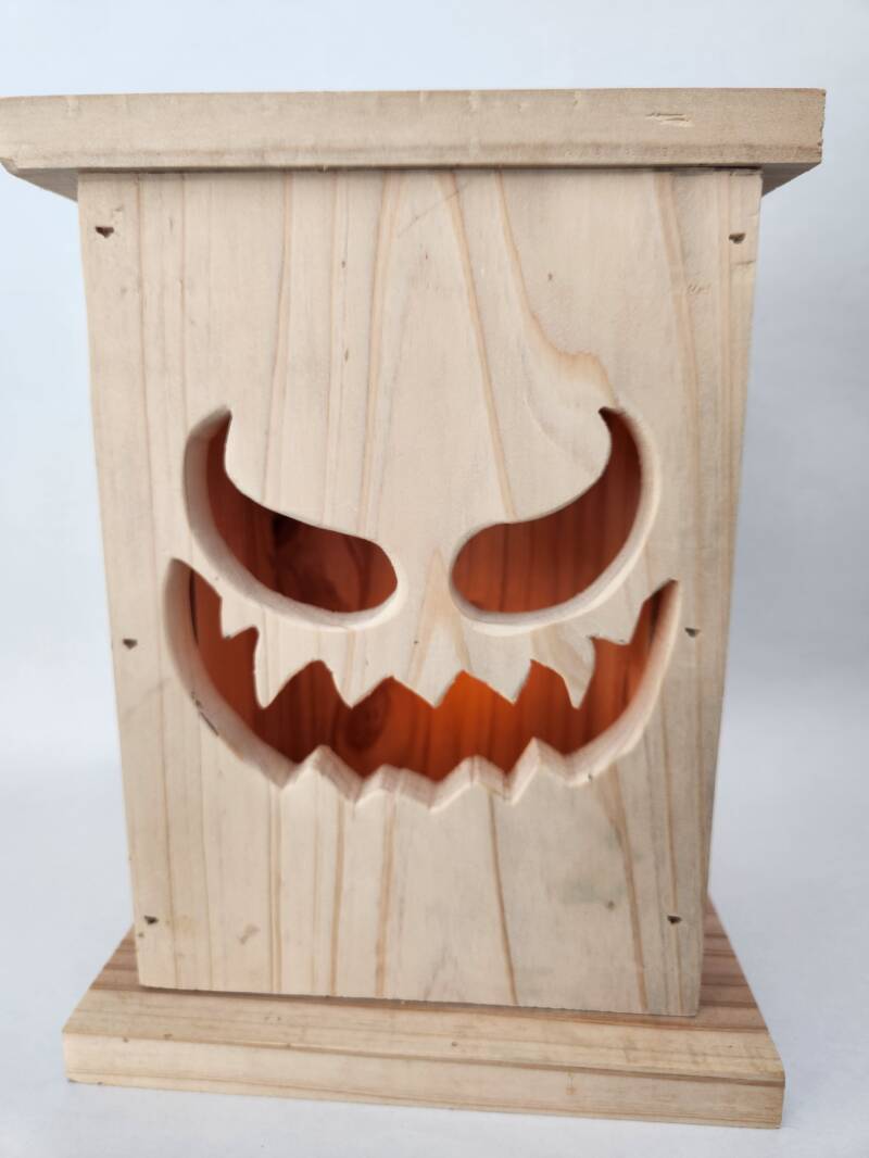 #27 Halloween Lanter Rechargeable W 6.5&quot;x D 5.5&quot;xH 8.5&quot; 