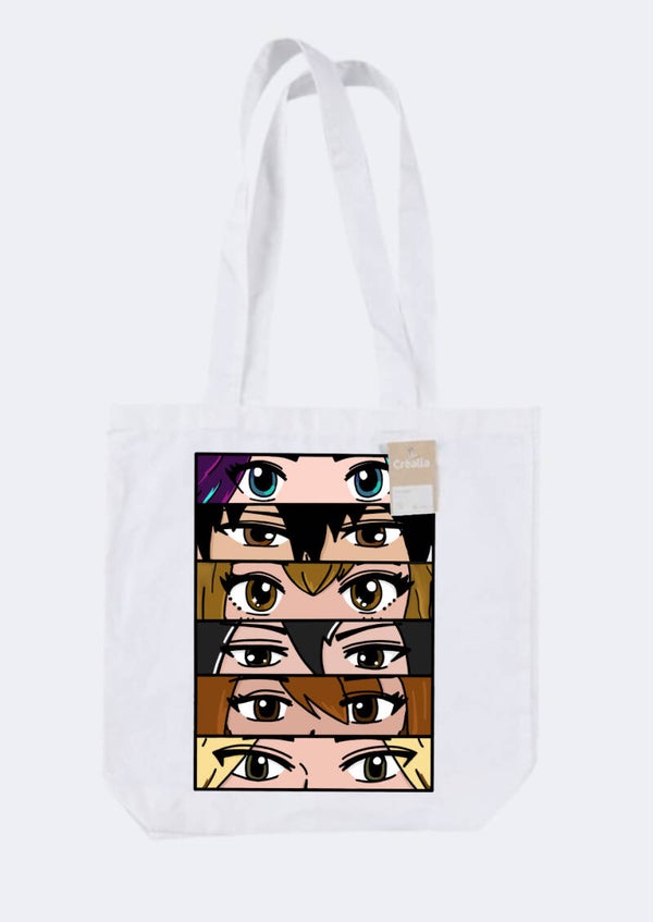 Sac coton Regards des Personnages