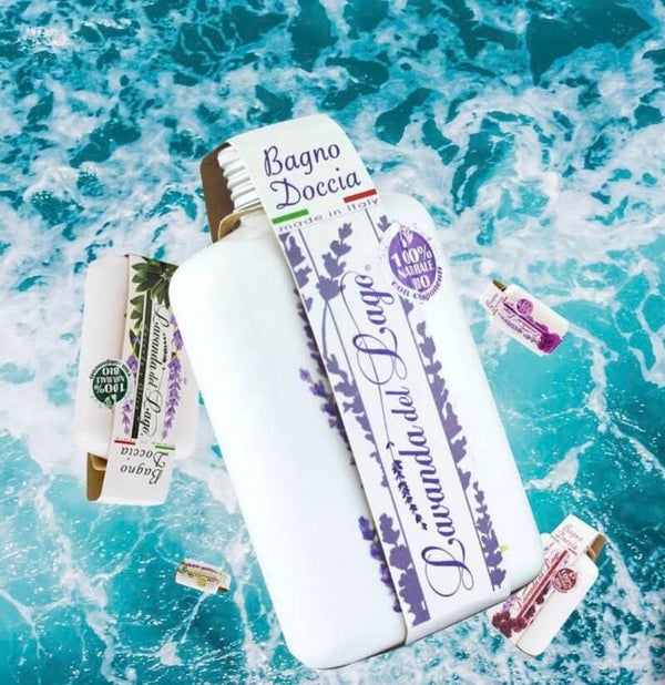 Lavendel douche en bad