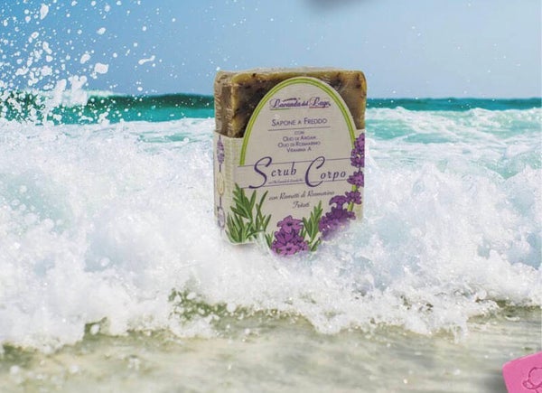 Body Scrub Soap Rozemarijn en Lavendel