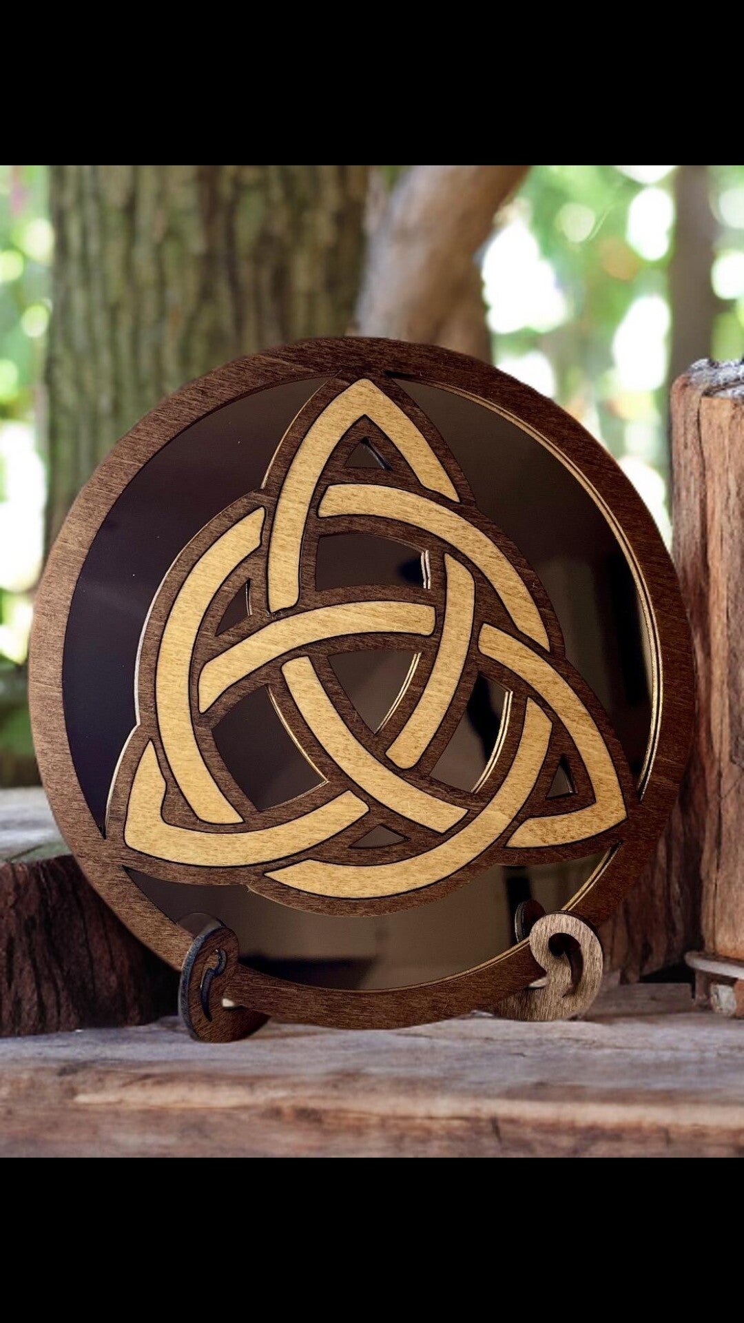 Miroir Éthéré en Bois et Miroir acrylique 4 Modèles