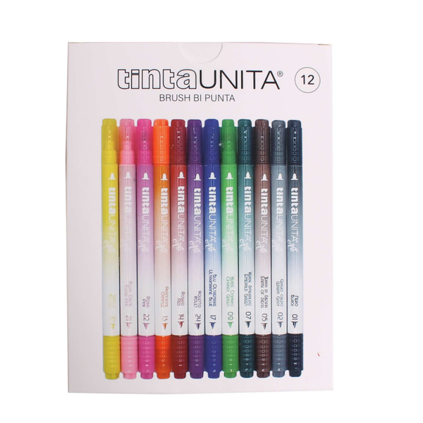 PENNE TINTA UNITA BRUSH BI-PUNTA
