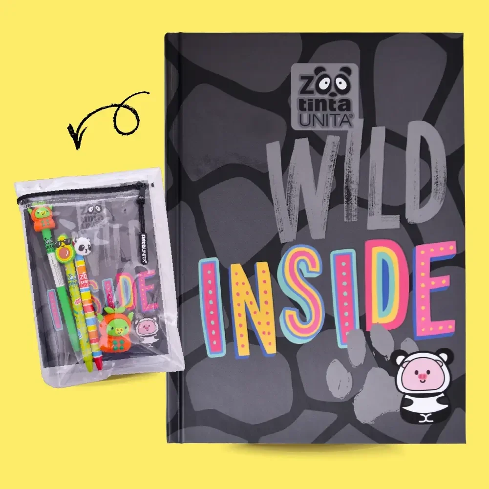 DIARIO 2026 ACCESSORIATO TINTA UNITA ZOO