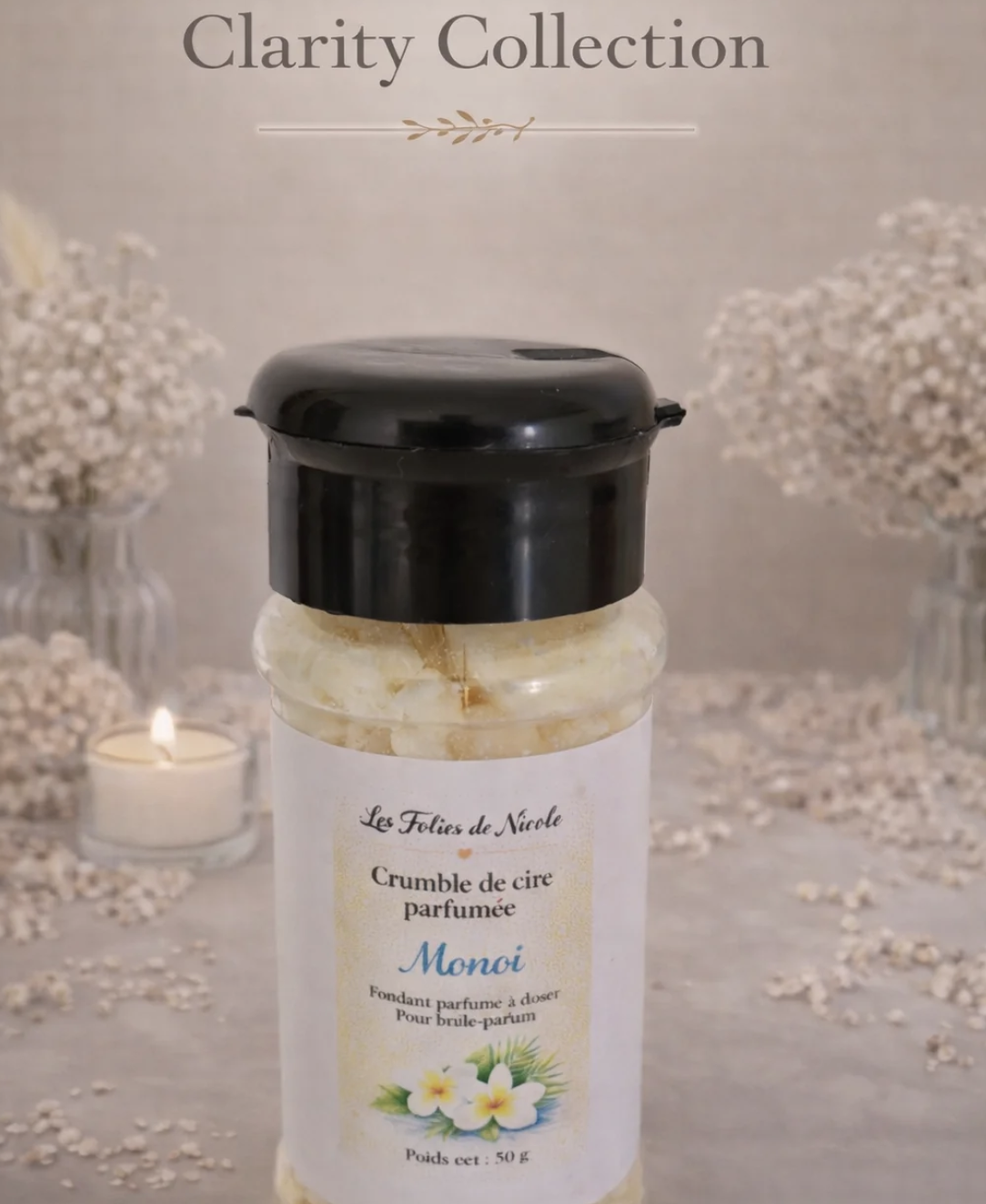 Crumble de cire parfumée – Monoï 50 g