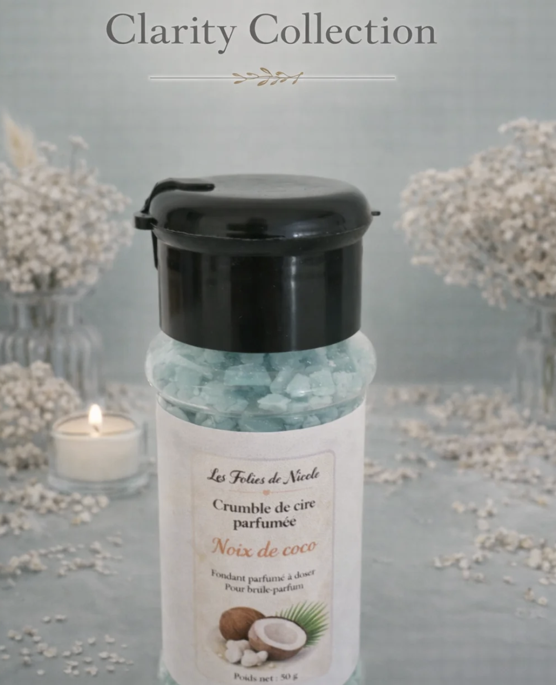 Crumble de cire parfumée – Noix de coco 50 g