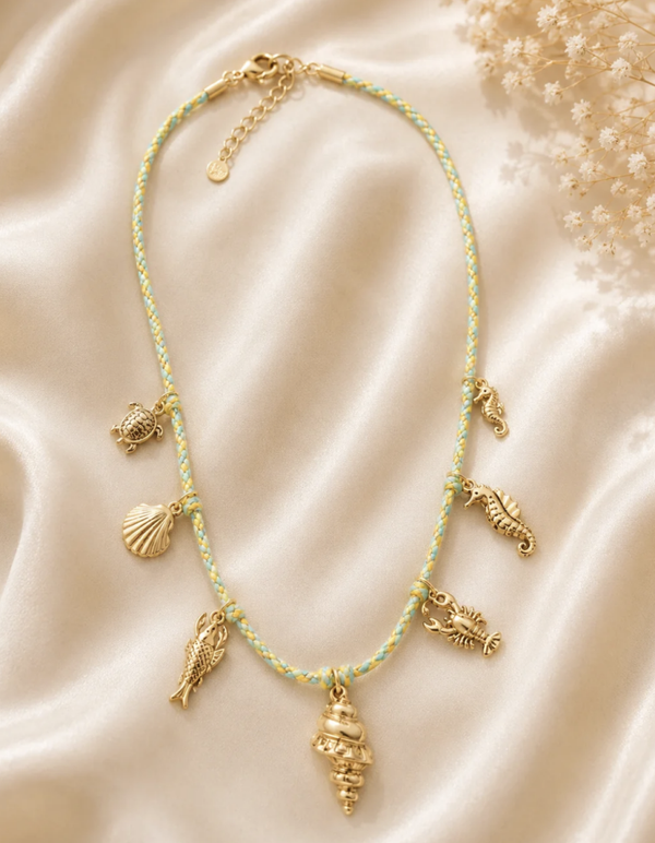 Collier marin à breloques