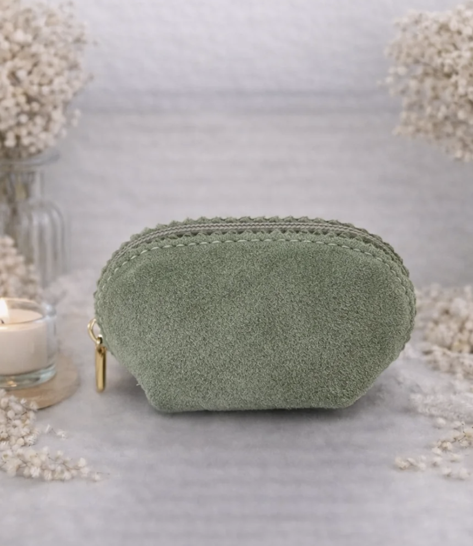 Petit porte-monnaie vert