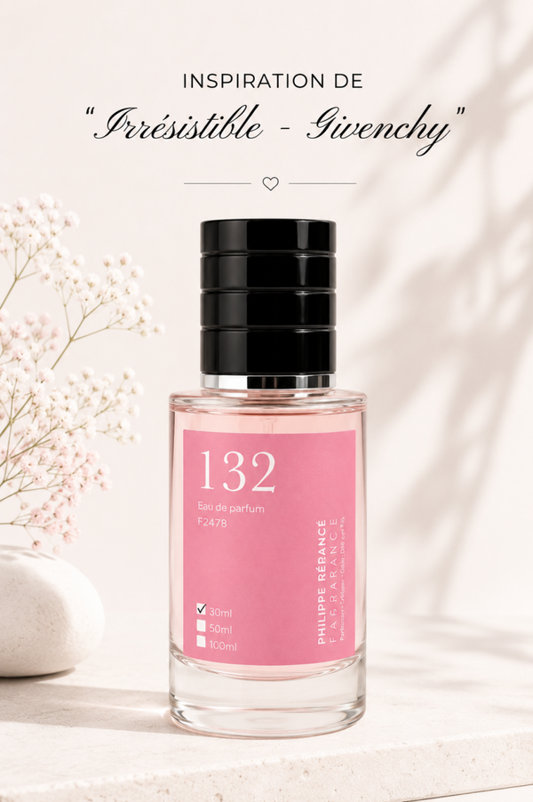 Parfum Femme 132 – Inspiration Irrésistible – 30 ml