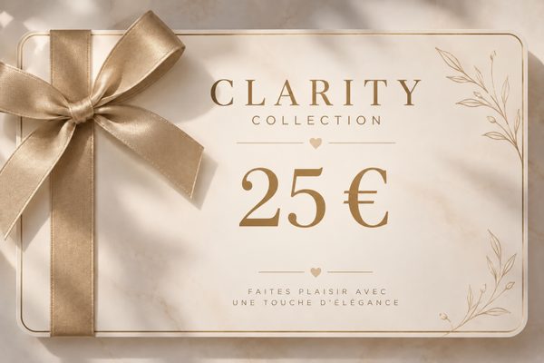 Carte cadeau Clarity Collection – 25 €