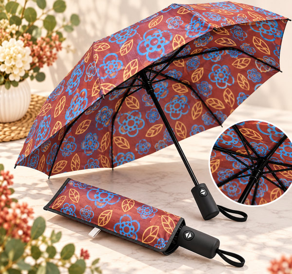 Parapluie compact automatique – Pratique et élégant