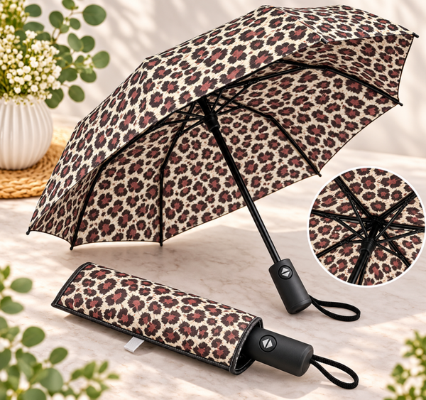 Parapluie compact automatique – Pratique et élégant