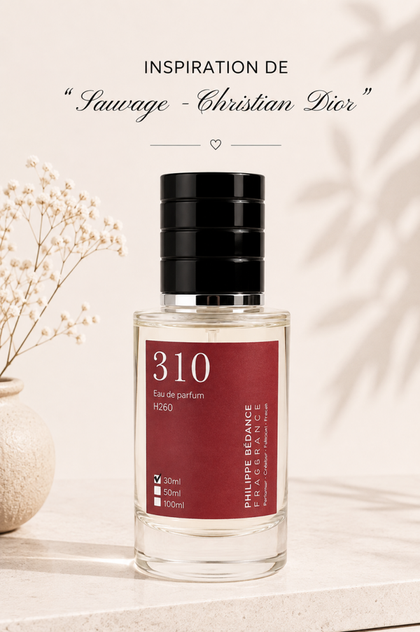 Parfum Homme 310 – Inspiration Sauvage – 30 ml