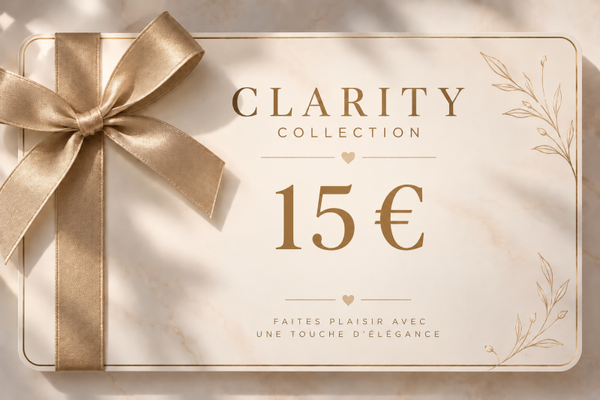 Carte cadeau Clarity Collection – 15 €