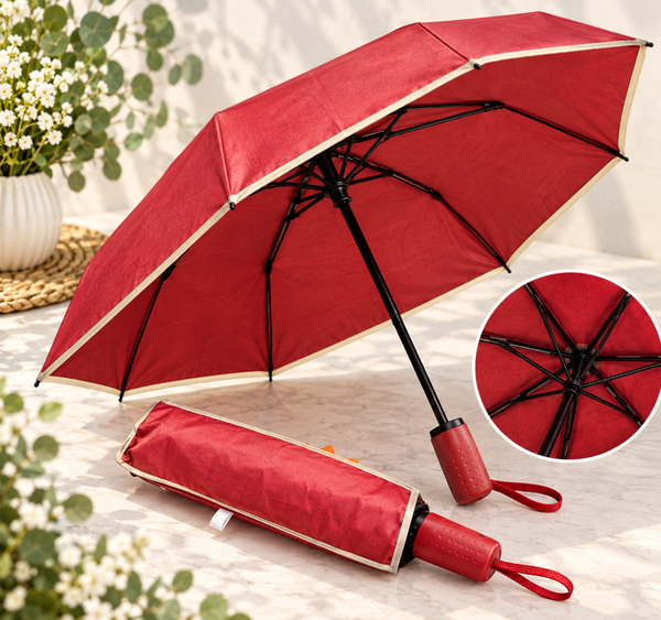 Parapluie compact automatique – Pratique et élégant