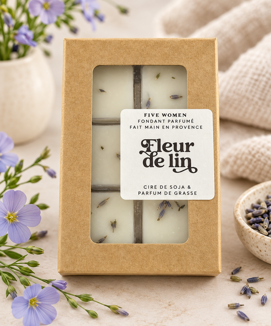 Fondant parfumé Fleur de Lin