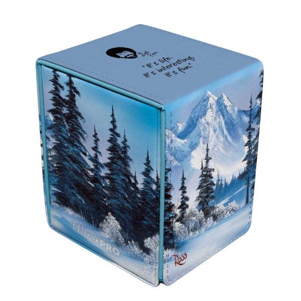 Bob Ross Winter Paradise Flip-over Deck Box