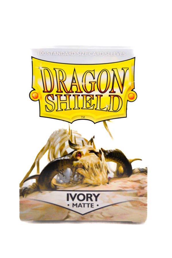 Dragon Shield Standard Size Card Sleeves - Ivory Matte 100 Stuks