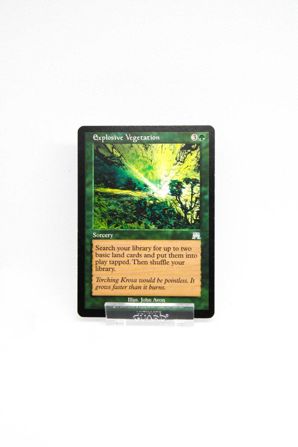 Explosive Vegetation