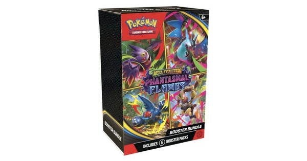 Pokemon TCG Mega Evolution Phantasmal Flames - Booster Bundle