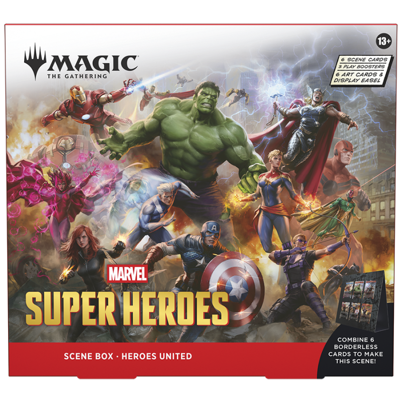 PRE ORDER - Marvel Super Heroes: Scene Box Heroes United