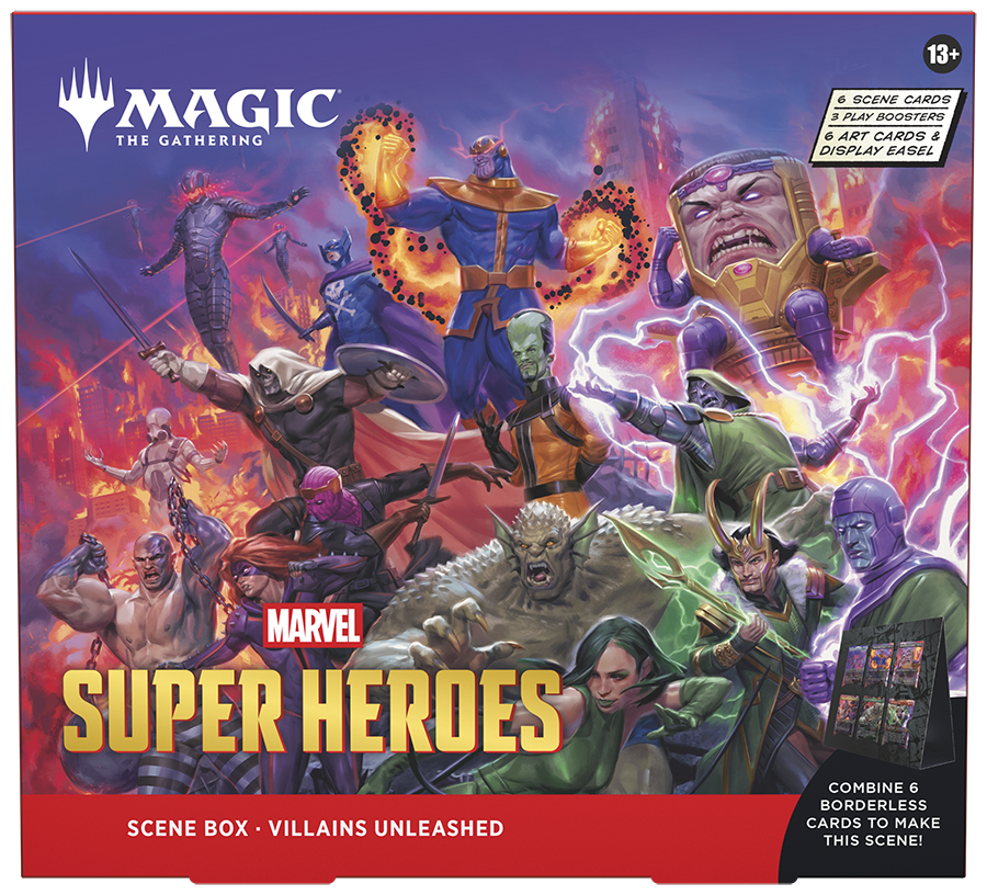 PRE ORDER - Marvel Super Heroes: Scene Box Villians Unleashed