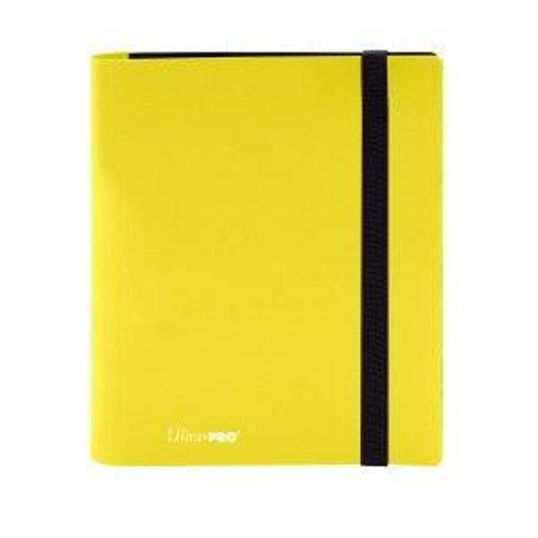 4-Pocket Eclipse Pro Binder: Lemon Yellow