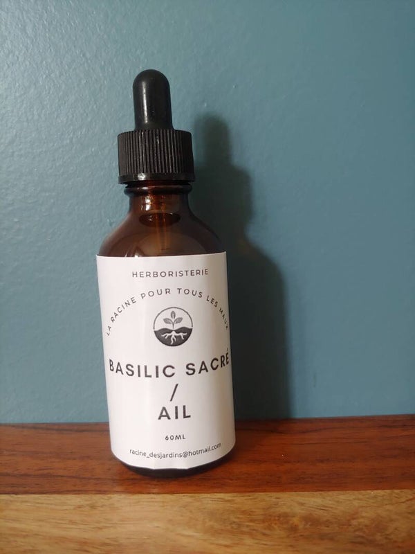 Teinture mère Mélange de "Basilic sacré et ail"