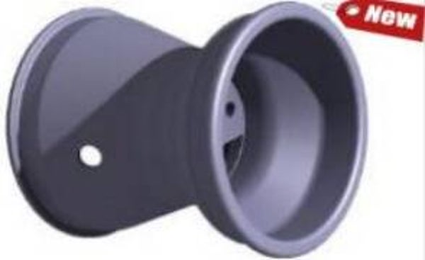 Praga belüftete Hinterradfelge L146mmx 5" (mit Ventil) Ø25-30mm