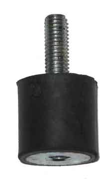 Gummi-Metall-Element Typ B 20x15 mm M 6
