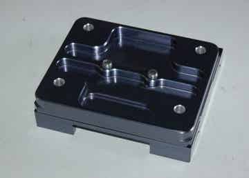 Motorbock geteilt für 32mm Rahmen 0 Grad gebohrt