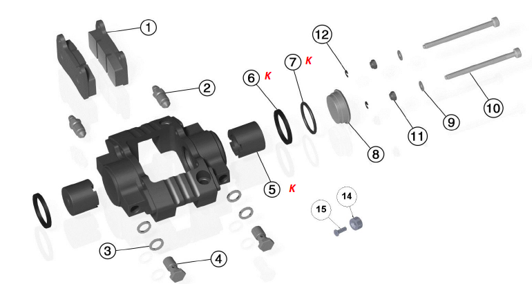 Praga Hinterradbremse Ersatzteile RBS-V3