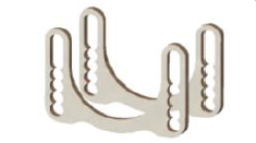 Minikart Verstellbare Rollengehäuse-Halterplatte Kit (2 Stück)