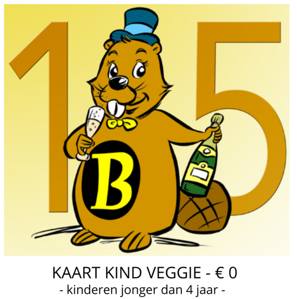 VEGGIE kind - jonger dan 4 jaar