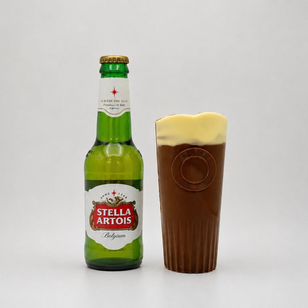 Chocolade Glas met Stella flesje