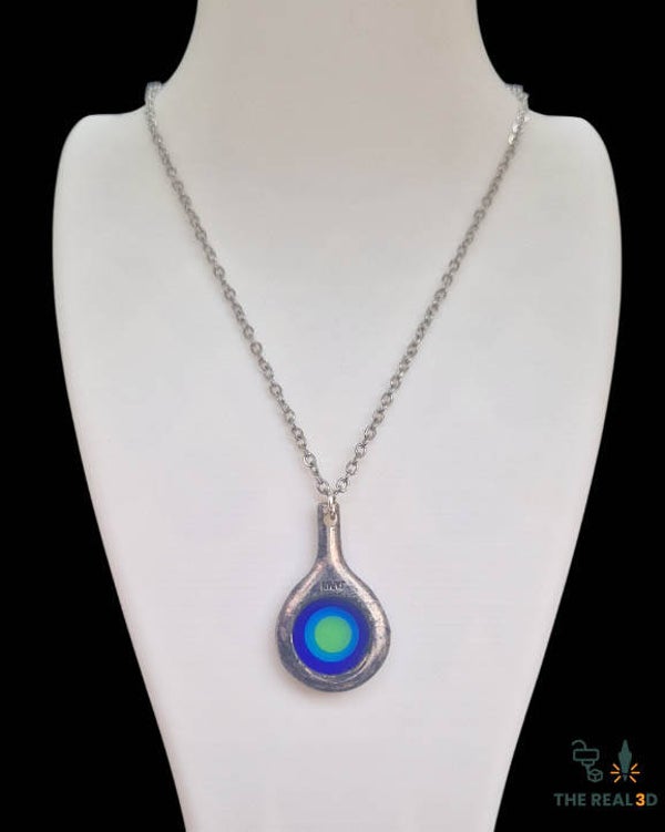 Spoon necklace Pauwenoog