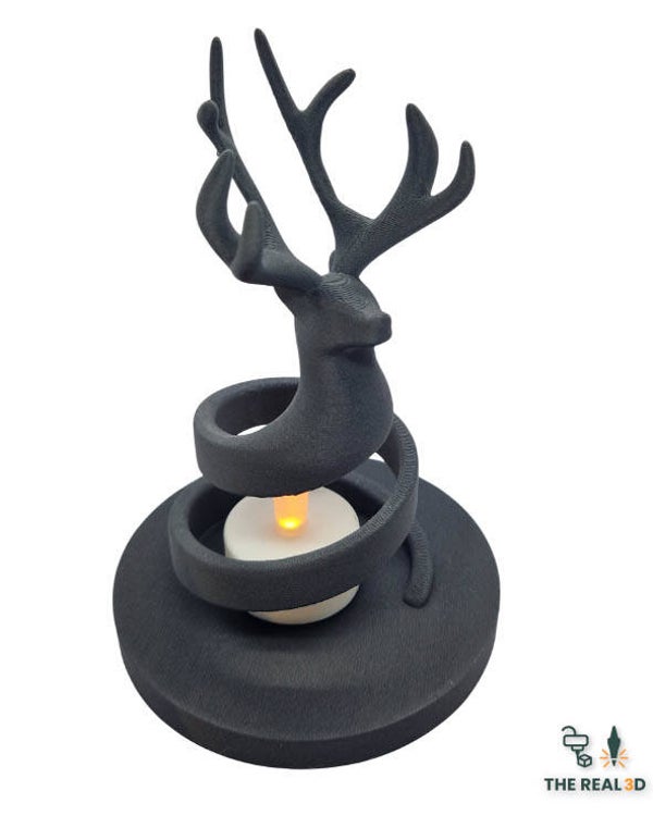 Rendier theelicht