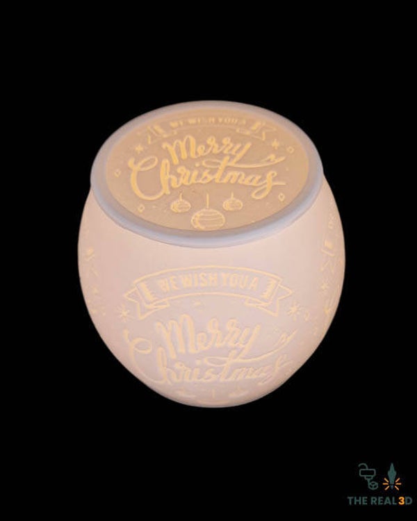 Theelichthouder Merry Christmas