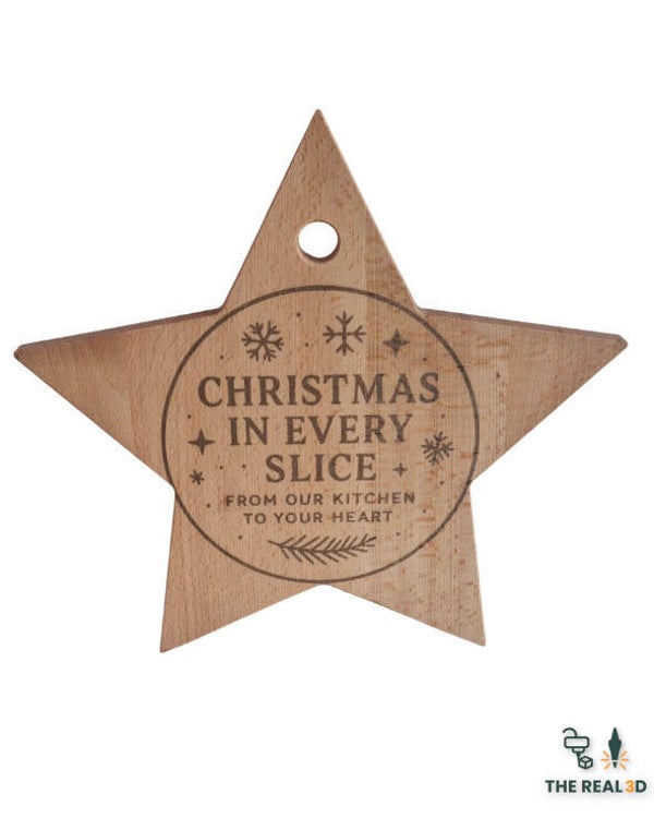 Borrelplank Ster kerst
