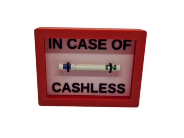 Cent cadeau 'in case of cashless'