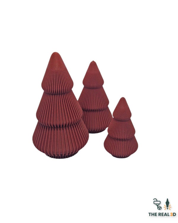 Kerstboompjes set van 3