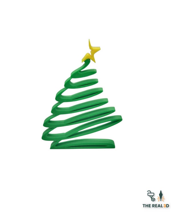 Kerstboom swirl met ster