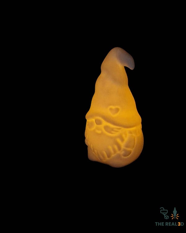 Gnome met LED theelicht