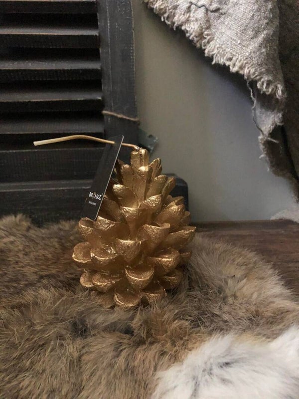 Kaars - Brynxz - Denappel - S - Brons-goud