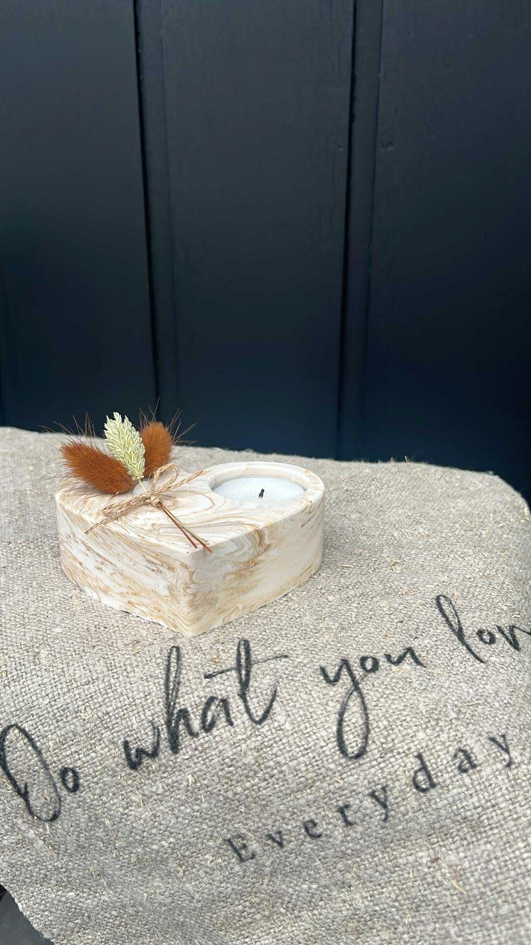 Hartjeskaars - theelichthouder