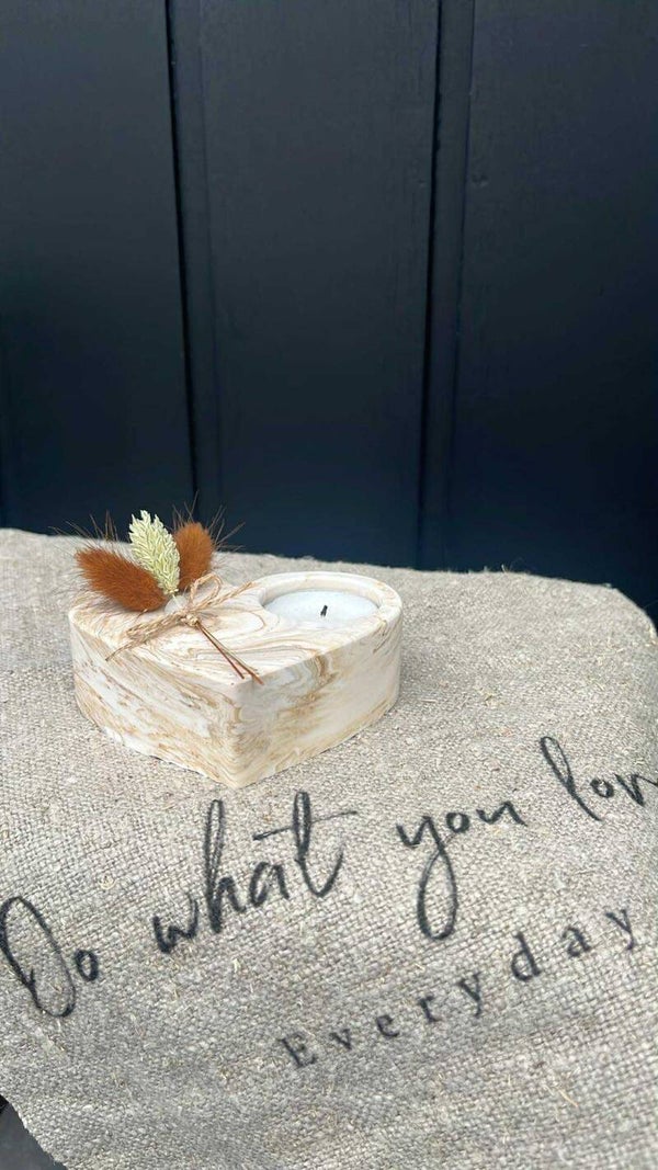 Hartjeskaars - theelichthouder