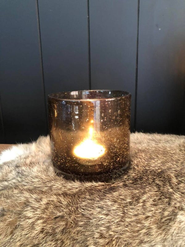 Windlicht - bubble caramel - 10/10